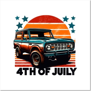 4th Of July - Ford Bronco Posters and Art
